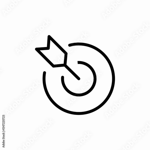 target reach icon sign vector