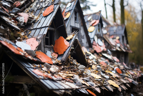 roof, ravaged by a ferocious hailstorm, showcases resilience of its shingles, fortitude of its structure, and paramount significance of roofing in shielding homes from wrath of nature elements