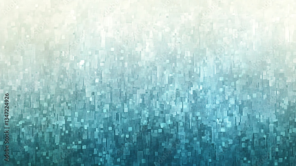 Obraz premium Abstract gradient with blue pixels design, background