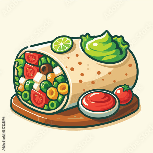 food, meal, restaurant, meat, burrito, menu, fast, delicious, lunch, dinner, snack, mexican, background, dish, beef, chicken, salad, isolated, grilled, bread, wrap, vegetable, set, collection, plate, 