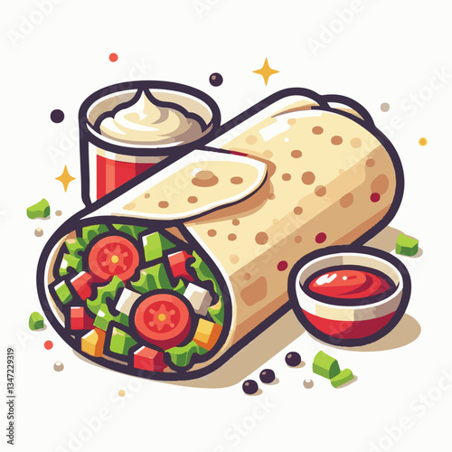 food, meal, restaurant, meat, burrito, menu, fast, delicious, lunch, dinner, snack, mexican, background, dish, beef, chicken, salad, isolated, grilled, bread, wrap, vegetable, set, collection, plate, 