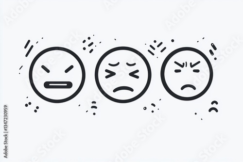 Three simple emoticons