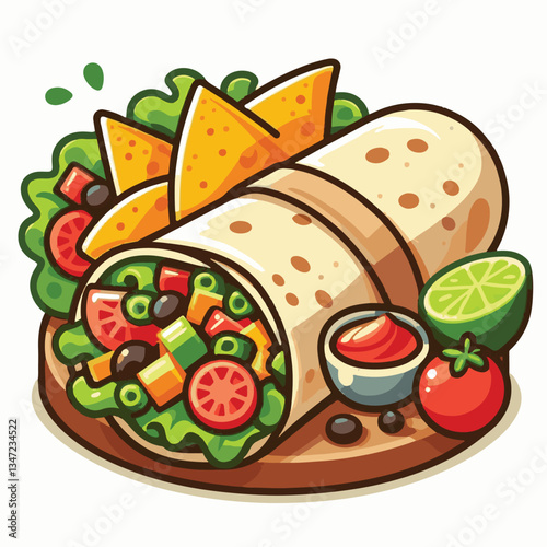 food, meal, restaurant, meat, burrito, menu, fast, delicious, lunch, dinner, snack, mexican, background, dish, beef, chicken, salad, isolated, grilled, bread, wrap, vegetable, set, collection, plate, 