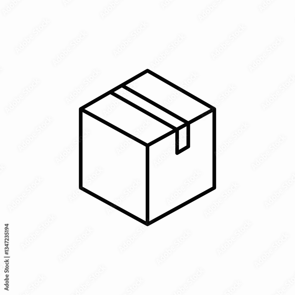 sealed package icon sign vector sealed package icon sign vector