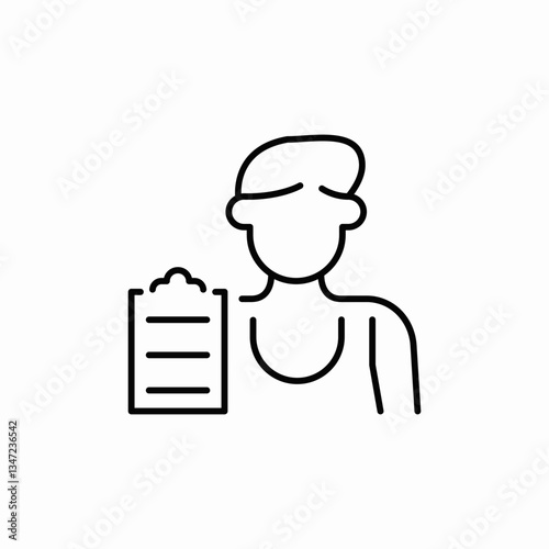 work organize icon sign vector