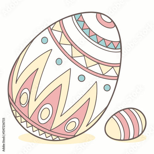 easter egg isolated on white background. great holiday. easter day