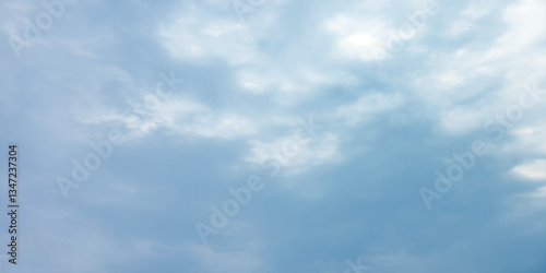 sunny sky blue light watercolor background. Aquarelle painting brush effect card paper textured canvas cloudy smoke space for text, entertaining card, template. aquamarine color graphics illustration