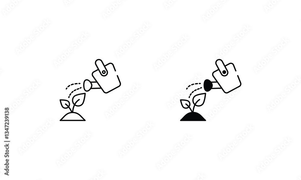 Lead Nurturing icons set vector stock illustration Lead Nurturing icons set vector stock illustration