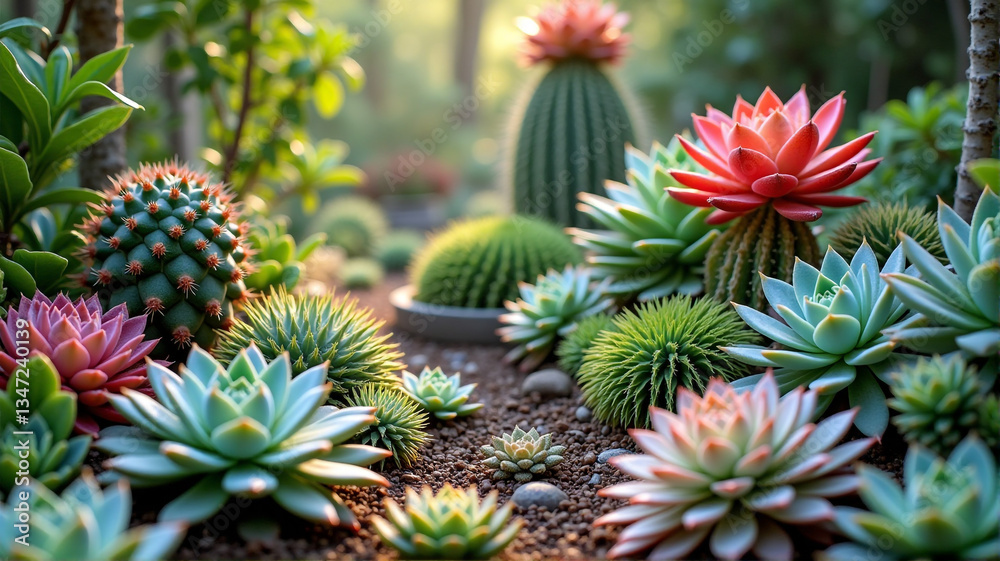 Fototapeta premium cactus in the garden
