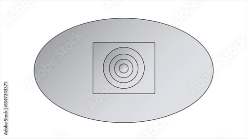 4K Radio waves. network tower produced radio wave concept simple on white background.