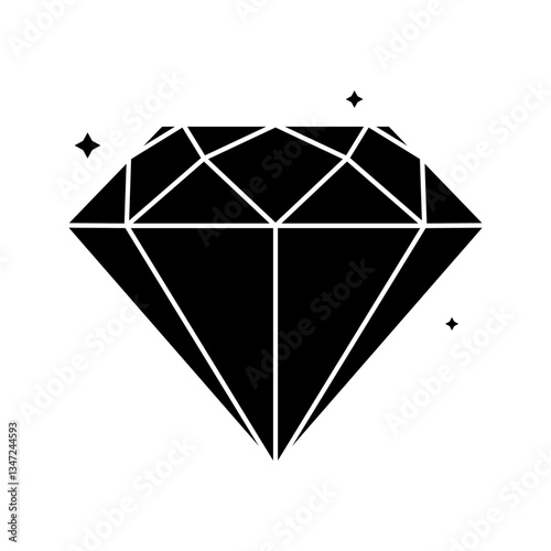 diamond icon vector design template simple and clean