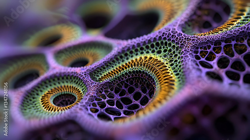 Abstract Colorful Geometric Pattern