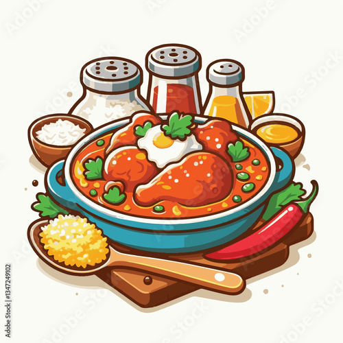 food, dinner, delicious, indian, chicken, traditional, cuisine, dish, meal, butter chicken, spicy, curry, restaurant, lunch, meat, rice, asian, tikka, masala, bowl, recipe, background, plate, tasty, c