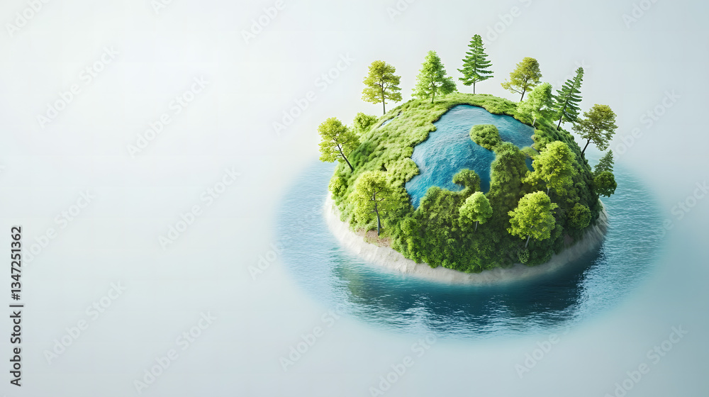 Fototapeta premium World environment day 2025 abstract and graphic background