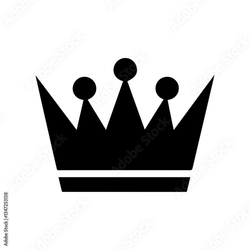 golden crown isolated on white