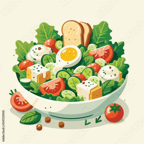 healthy, lunch, food, cheese, meal, lettuce, fresh, salad, green, gourmet, bread, parmesan, delicious, sauce, vegetable, dinner, caesar, bowl, chicken, appetizer, cuisine, dish, crouton, grilled, plat