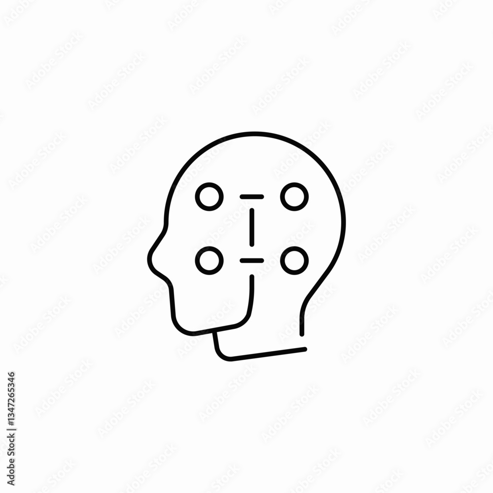 mind connect icon sign vector mind connect icon sign vector