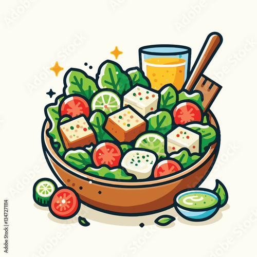 healthy, lunch, food, cheese, meal, lettuce, fresh, salad, green, gourmet, bread, parmesan, delicious, sauce, vegetable, dinner, caesar, bowl, chicken, appetizer, cuisine, dish, crouton, grilled, plat