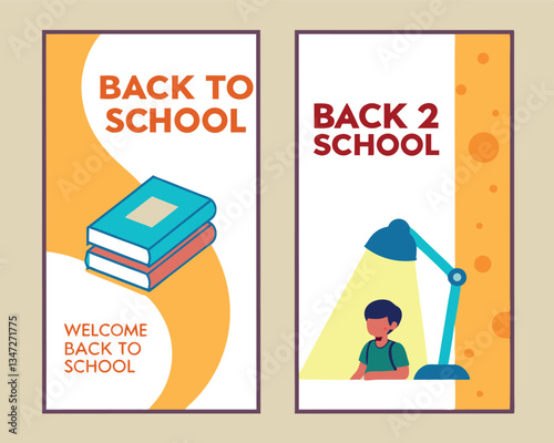 Encourage reading with this vibrant illustration featuring diverse book styles and the clear message "Read the books" for promoting literacy and learning.