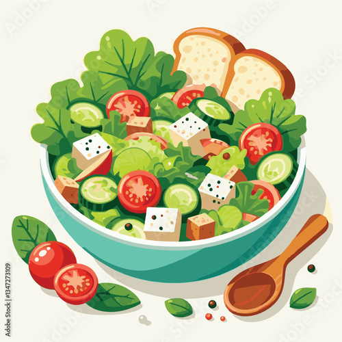 healthy, lunch, food, cheese, meal, lettuce, fresh, salad, green, gourmet, bread, parmesan, delicious, sauce, vegetable, dinner, caesar, bowl, chicken, appetizer, cuisine, dish, crouton, grilled, plat