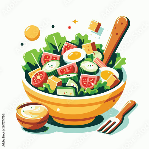 healthy, lunch, food, cheese, meal, lettuce, fresh, salad, green, gourmet, bread, parmesan, delicious, sauce, vegetable, dinner, caesar, bowl, chicken, appetizer, cuisine, dish, crouton, grilled, plat