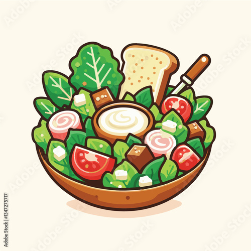 healthy, lunch, food, cheese, meal, lettuce, fresh, salad, green, gourmet, bread, parmesan, delicious, sauce, vegetable, dinner, caesar, bowl, chicken, appetizer, cuisine, dish, crouton, grilled, plat