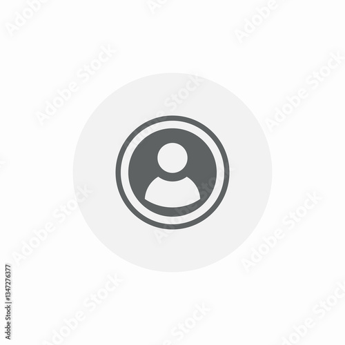 account widget icon sign vector