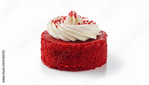 Obraz na płótnie Red velvet cake with cream w salonie