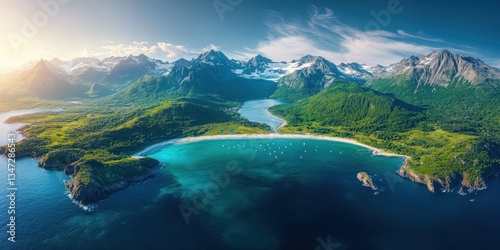 Wallpaper Mural Alaska landscape banner Torontodigital.ca