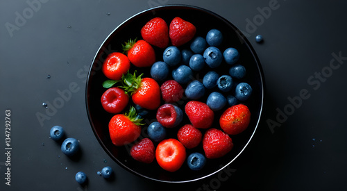 strawberries in a bowl