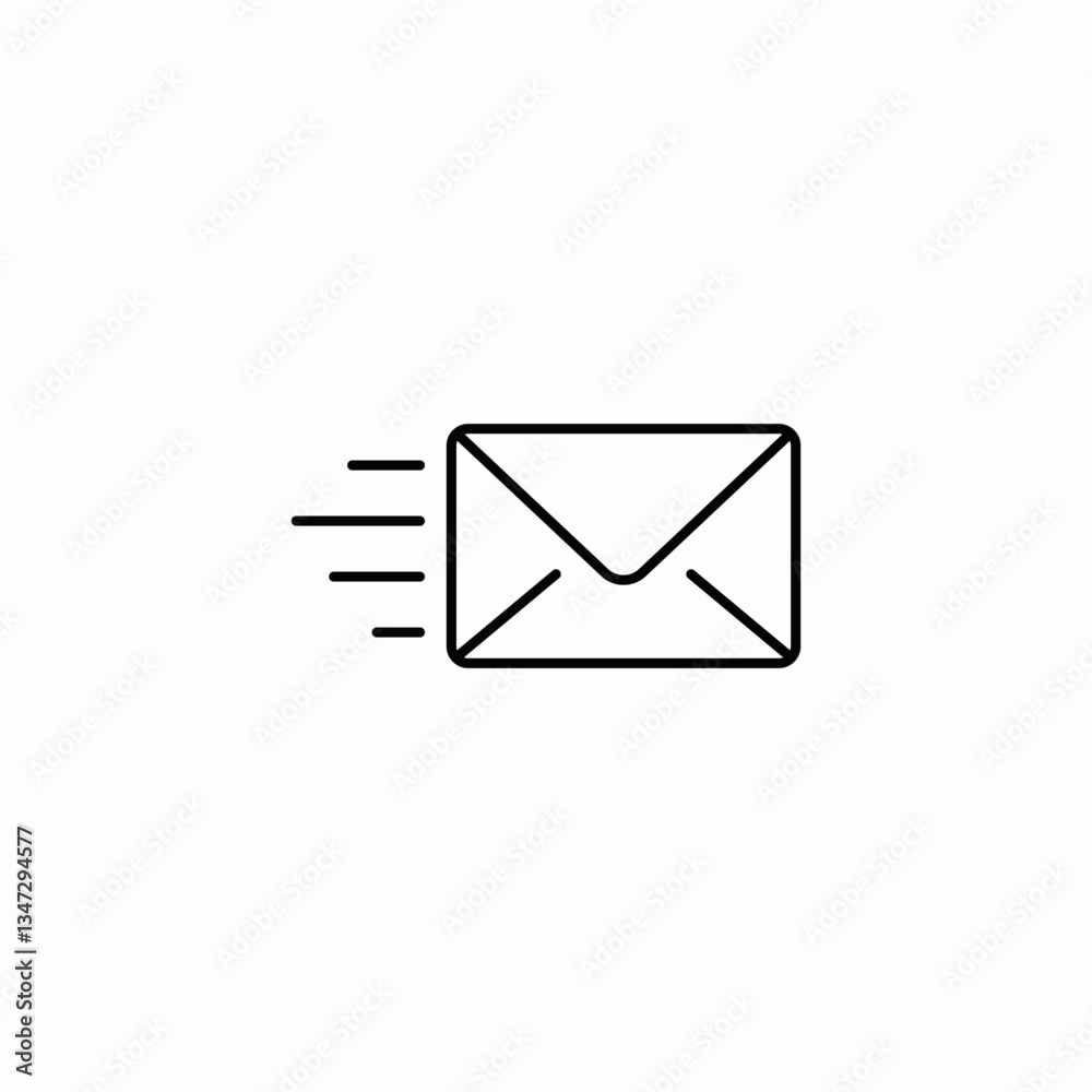 fast messaging service icon sign vector fast messaging service icon sign vector