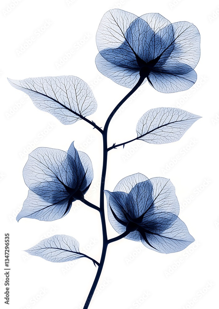 Obraz premium X-ray Bougainvillea