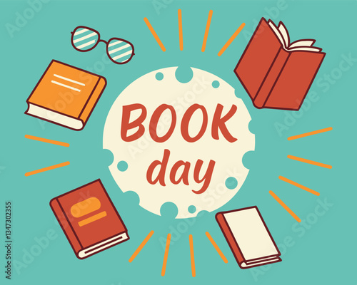 Celebrate World Book Day with this vibrant illustration of an open book revealing the Earth, symbolizing global knowledge and the joy of reading.