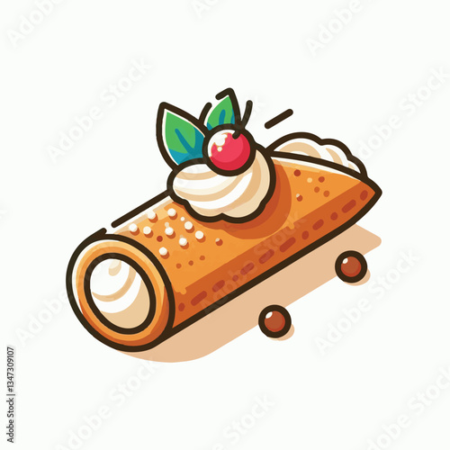 dessert, pastry, sweet, cannoli, food, chocolate, cream, italian, delicious, bakery, gourmet, italy, traditional, cannolo, background, sicily, breakfast, white, filling, creamy, sugar, baked, crust, c