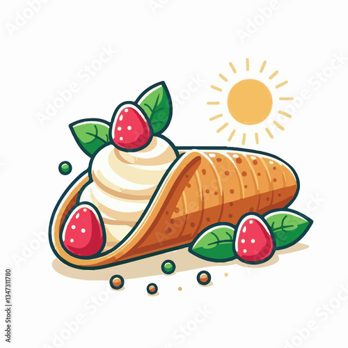 dessert, pastry, sweet, cannoli, food, chocolate, cream, italian, delicious, bakery, gourmet, italy, traditional, cannolo, background, sicily, breakfast, white, filling, creamy, sugar, baked, crust, c