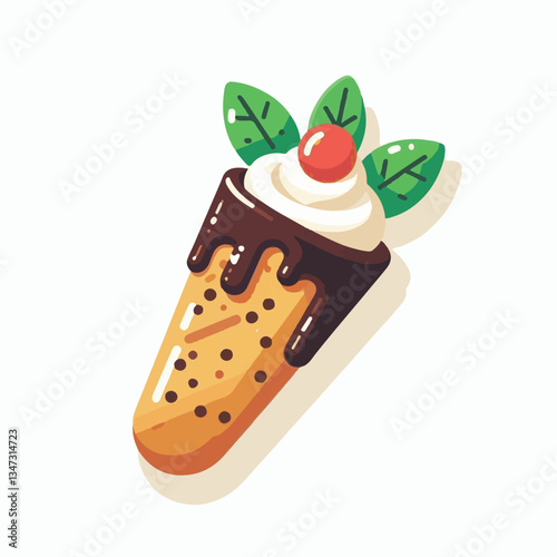 dessert, pastry, sweet, cannoli, food, chocolate, cream, italian, delicious, bakery, gourmet, italy, traditional, cannolo, background, sicily, breakfast, white, filling, creamy, sugar, baked, crust, c