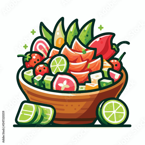 ceviche, food, seafood, gourmet, lime, fresh, meal, fish, appetizer, delicious, cuisine, citrus, peru, peruvian, restaurant, raw, cebiche, marinated, cilantro, onion, seviche, lunch, background, salad