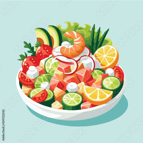 ceviche, food, seafood, gourmet, lime, fresh, meal, fish, appetizer, delicious, cuisine, citrus, peru, peruvian, restaurant, raw, cebiche, marinated, cilantro, onion, seviche, lunch, background, salad