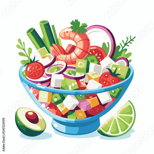 ceviche, food, seafood, gourmet, lime, fresh, meal, fish, appetizer, delicious, cuisine, citrus, peru, peruvian, restaurant, raw, cebiche, marinated, cilantro, onion, seviche, lunch, background, salad
