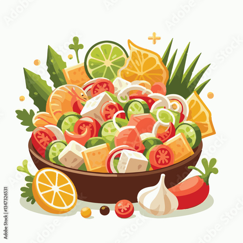 ceviche, food, seafood, gourmet, lime, fresh, meal, fish, appetizer, delicious, cuisine, citrus, peru, peruvian, restaurant, raw, cebiche, marinated, cilantro, onion, seviche, lunch, background, salad