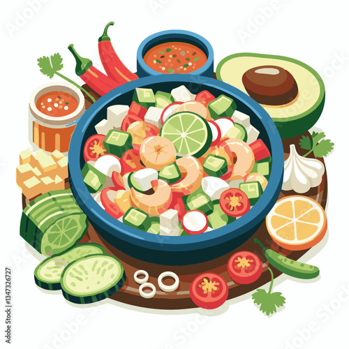 ceviche, food, seafood, gourmet, lime, fresh, meal, fish, appetizer, delicious, cuisine, citrus, peru, peruvian, restaurant, raw, cebiche, marinated, cilantro, onion, seviche, lunch, background, salad