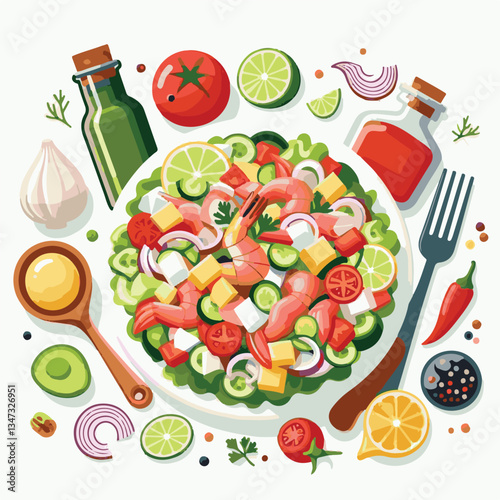ceviche, food, seafood, gourmet, lime, fresh, meal, fish, appetizer, delicious, cuisine, citrus, peru, peruvian, restaurant, raw, cebiche, marinated, cilantro, onion, seviche, lunch, background, salad