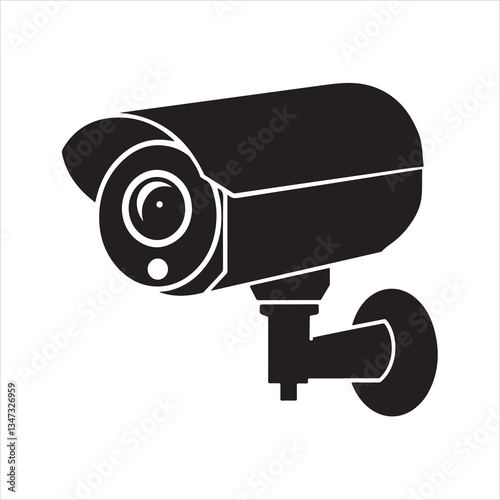 Security Surveillance Camera silhouette
