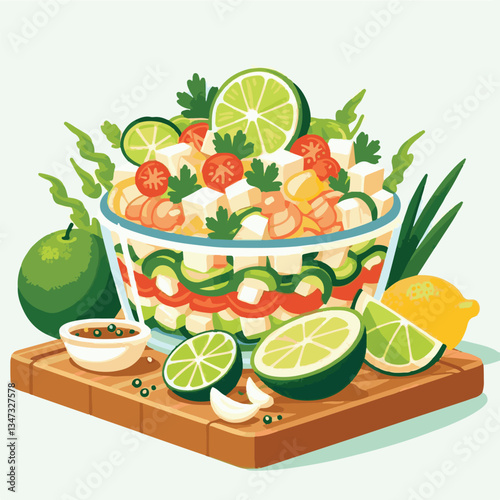 ceviche, food, seafood, gourmet, lime, fresh, meal, fish, appetizer, delicious, cuisine, citrus, peru, peruvian, restaurant, raw, cebiche, marinated, cilantro, onion, seviche, lunch, background, salad