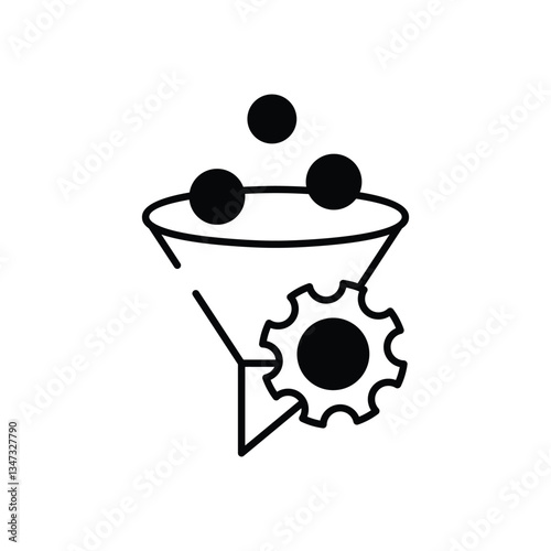 CRO vector icon stock illustration