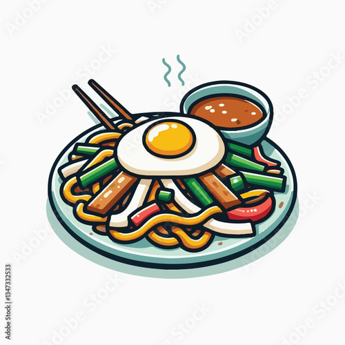 cuisine, delicious, asian, dish, food, traditional, meal, plate, malaysia, chinese, lunch, singapore, penang, dinner, tasty, char, noodles, asia, stir, shrimp, teow, sauce, gourmet, egg, hawker, kway,