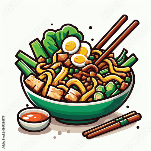cuisine, delicious, asian, dish, food, traditional, meal, plate, malaysia, chinese, lunch, singapore, penang, dinner, tasty, char, noodles, asia, stir, shrimp, teow, sauce, gourmet, egg, hawker, kway,