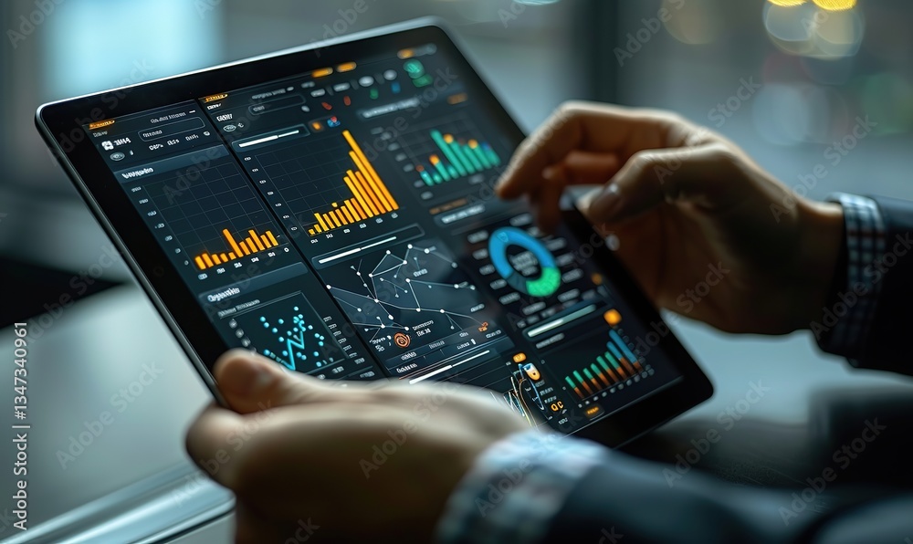 custom made wallpaper toronto digitalbusinessman using a tablet