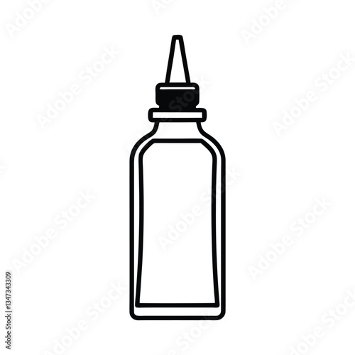 medicine bottle isolated on white