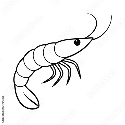 vector illustration of a fish
